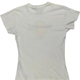 Hard Rock Cafe Graphic T-Shirt - Large White Cotton