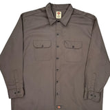 Dickies Shirt - 2XL Gray Cotton