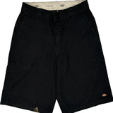 Dickies Shorts - 34W 11L Black Cotton