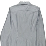 Age 12 Ralph Lauren Striped Shirt - Medium Blue Cotton