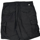 Levis Cargo Shorts - 34W 9L Black Cotton