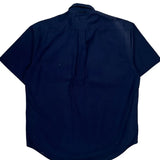 Tommy Hilfiger Short Sleeve Shirt - Large Navy Cotton