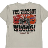 Georgia Vs. Florida Tees Single Stitch T-Shirt - Large White Cotton