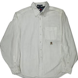 Tommy Hilfiger Shirt - Large White Cotton