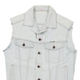 Outsider Denim Gilet - Medium Light Wash Cotton