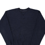 Hanes Sweatshirt - Large Navy Cotton Blend