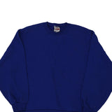 Jerzees Sweatshirt - Large Blue Cotton Blend