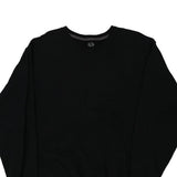 Fruit Of The Loom Sweatshirt - Large Black Cotton Blend