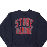 Vintage navy Stone Harbor Gear Sweatshirt - mens x-large