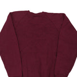 Made in USA Discus College Sweatshirt - Small Burgundy Cotton Blend