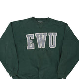 EWU Gear College Sweatshirt - XL Green Cotton Blend