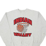 Indian Valley Fruit Of The Loom Sweatshirt - Large Grey Cotton Blend
