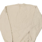 Gildan Graphic Sweatshirt - Small Beige Cotton Blend