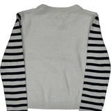 Age 8-20 Tommy Hilfiger Striped Jumper - Medium Black Cotton