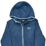 Reebok Fleece - Large Blue Polyester