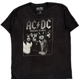 Highway To Hell Ac/Dc Band T-Shirt - XL Black Cotton