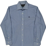 Ralph Lauren Striped Shirt - Large Blue Cotton