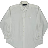 Ralph Lauren Shirt - XL White Cotton