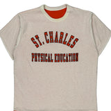 St. Charles Physical Education Unbranded Single Stitch T-Shirt - XL Red Cotton