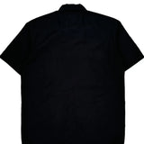 Dickies Short Sleeve Shirt - Large Black Polyester Blend