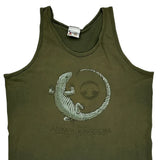 Made In USA Disney Graphic Tank Top - XL Green Cotton