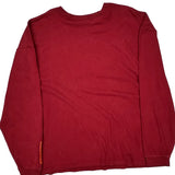 Nike Long Sleeve T-Shirt - 2XL Red Cotton