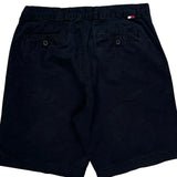 Tommy Hilfiger Chino Shorts - 32W 9L Black Cotton