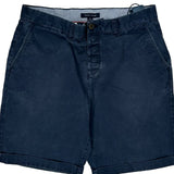 Tommy Hilfiger Chino Shorts - 32W 10L Blue Cotton