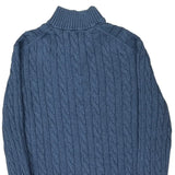 Polo By Ralph Lauren 1/4 Zip - XL Blue Cotton