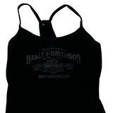 Motorcycles Harley Davidson Graphic Tank Top - Small Black Cotton