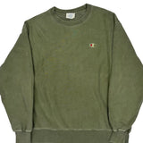 Reverse Weave Champion Sweatshirt - XL Green Cotton