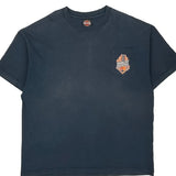 Susquehanna Valley Harley Davidson Graphic T-Shirt - 2XL Blue Cotton