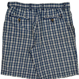 Tommy Hilfiger Checked Shorts - 35W 10L Blue Cotton