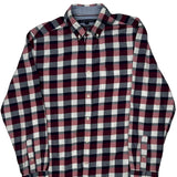 Tommy Hilfiger Checked Shirt - Medium Blue Cotton