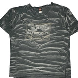 Smoky Mountain Harley Davidson Graphic T-Shirt - 2XL Gray Cotton