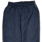 Reebok Track Pants - XL Navy Polyester