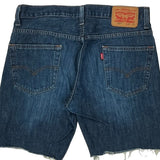 Levis Denim Shorts - 31W 10L Blue Denim