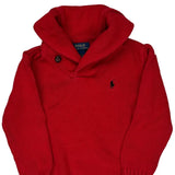 Age 5 Polo By Ralph Lauren Sweater - Small Red Cotton