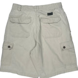 Chaps Ralph Lauren Cargo Shorts - 28W 9L Cream Cotton