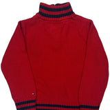 Age 3 Tommy Hilfiger 1/4 Zip - 2XS Red Cotton