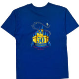 Disney Graphic T-Shirt - Medium Blue Cotton