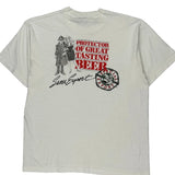 Screen Stars Graphic T-Shirt - XL White Cotton Blend