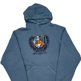 Goofy Disney Graphic Hoodie - Small Blue Cotton