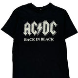 Back In Black Ac/Dc Band T-Shirt - Medium Black Cotton