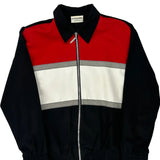 Made In USa Alfred Dunner Striped Shell Jacket - Medium Block Colour Polyester