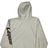 Carhartt Spellout Hoodie - 2XL Cream Cotton