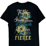 Jerzees T-Shirt - Small Black Cotton Blend