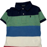 Age 4 Polo By Ralph Lauren Striped Polo Shirt - 2XS Multicoloured Cotton