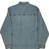 Levis Denim Shirt - Large Light Wash Cotton