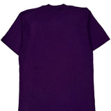 West School Fruit Of The Loom Single Stitch T-Shirt - Small Purple Cotton Blend